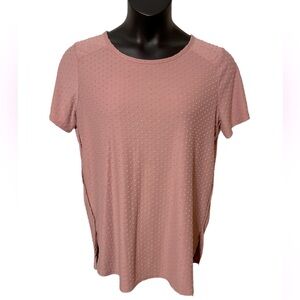 Adrianna Papell Women's Raised Polka Dot Shirt